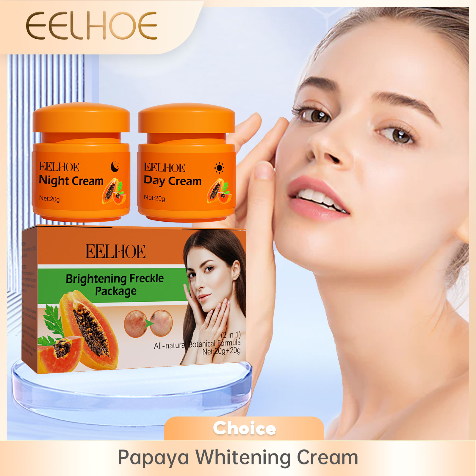 Luxury Skincare Brands - Freckle Whitening Face Cream Papaya Day
